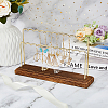 2-Tier Iron Earring Display Stands EDIS-WH0016-054-4