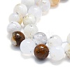 Natural White African Opal Beads Strands G-K245-A18-04-3