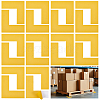 PVC L Shaped Location Marking Corner Sticker DIY-WH0504-919C-1