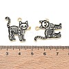 Skull Alloy Enamel Pendants AL-CBAD3B4-04G-05-3