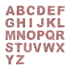 Alphabet Rhinestone Patches FW-TAC0001-01C-1