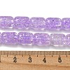 Transparent Crackle Glass Beads Strands X-GLAA-NH0001-04F-4