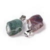 Natural & Synthetic Mixed Gemstone Pendants G-B041-03P-4