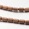 Electroplate Non-magnetic Synthetic Hematite Bead Strands G-F300-39-F08-1