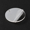 Transparent Acrylic Pendants TACR-WH0001-69-2