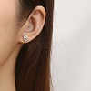 Non-Tarnish 304 Stainless Steel Stud Earrings for Women FU7169-2-3