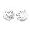 Tibetan Style Alloy Pendants TIBEP-22752-AS-RS-2