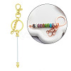 Metal Beadable Keychains KEYC-D288-02G-1