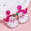 Christmas Acrylic Dangle Stud Earrings FS-WGEF5A4-03-1