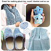 2 Skeins Polyester Yarn for Knitting & Crochet OCOR-TA0003-09B-9