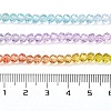 Transparent Painted Glass Beads Strands DGLA-A034-T3mm-A12-3