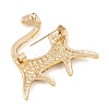 Alloy Rhinestone Lapel Pins for Backpack Clothes LS-JEWB-P055-06G-01-2