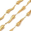 304 Stainless Steel Hot Pepper Link Chains CHS-G042-03G-03-1