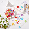 400Pcs 8 Styles Transparent Acrylic Beads FACR-PJ0001-05-5