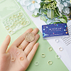 60Pcs 2 Colors Brass Bead Frame KK-SC0004-66-3