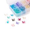 300Pcs Transparent Spray Painted Glass Charms GLAA-LS0001-02-2