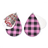 Christmas Theme PU Leather Big Pendants FIND-R080-03-3