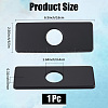 Rectangle Stainless Steel Faucet Hole Covers STAS-WH20001-18E-EB-2