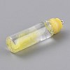 Transparent Glass Bottle Pendant Decorations EGLA-B002-01A-3