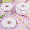10 Yards Flat Polycotton(Polyester Cotton) Ribbon OCOR-TAC0030-01D-5