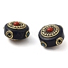 Handmade Tibetan Style Resin Beads TIBEB-G014-02-2