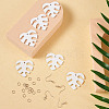  DIY Monstera Leaf Dangle Earring Making Kits DIY-TA0008-38-18