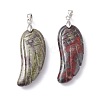 Natural Dragon Blood Pendants G-I314-01P-07-2