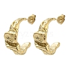 Ion Plating(IP) 304 Stainless Steel Stud Earrings EJEW-P258-47G-1