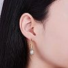 SHEGRACE Brass Gold Plated Dangle Earrings JE99C-4