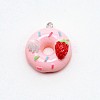 Resin Pendants RESI-WH0020-01B-1