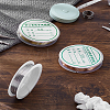 3 Rolls 3 Colors Round Copper Wire KK-LP0004-21A-1