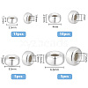   35Pcs 4 Style 925 Sterling Silver Spacer Beads STER-PH0001-71-2