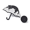 Umbrella Cat Zinc Alloy Brooches JEWB-S029-03C-3