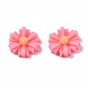 Flatback Hair & Costume Accessories Ornaments Scrapbook Embellishments Resin Flower Daisy Cabochons CRES-Q102-07-3