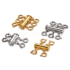 Brass Magnetic Slide Lock Clasps KK-TA0007-17-18