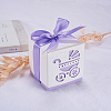 Hollow Stroller BB Car Carriage Candy Box wedding party gifts with Ribbons CON-BC0004-97B-6