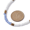 Glass Seed Beaded Necklace for Women NJEW-JN04393-5