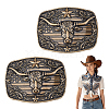 2Pcs Zinc Alloy Smooth Buckles FIND-NB0007-31A-02-1