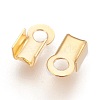 304 Stainless Steel Folding Crimp Ends X-STAS-P207-06G-2