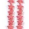 Synthetic Coral Dyed Carved Beads Strands X-CORA-K009-06A-08-1