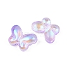 AB Color Plated Transparent Glass Beads GLAA-Z020-01I-2