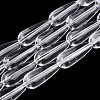 Transparent Glass Beads Strands X-GLAA-Q113-03A-A01-1