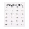 304 Stainless Steel Stud Earrings EJEW-H353-03S-5MM-3