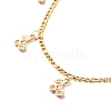 Dainty Cherry Alloy Enamel Pendant Necklace for Teen Girl Women NJEW-JN03757-01-6