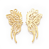 Alloy Open Back Bezel Pendants PALLOY-TAC0009-11G-2