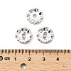 Brass Rhinestone Spacer Beads RB-A014-L12mm-01S-4