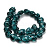 Handmade Gold Sand Lampwork Beads LA-T031-01C-2