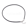 Braided Waxed Polyester Cord Necklaces Making NJEW-Z011-03P-C-1