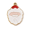 Christmas Theme Ion Plating(IP) 304 Stainless Steel Enamel Pendants STAS-Z083-07G-05-1