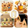 Folding Heart Print Transparent PVC Gift Packing Boxes CON-WH0085-192C-01-5